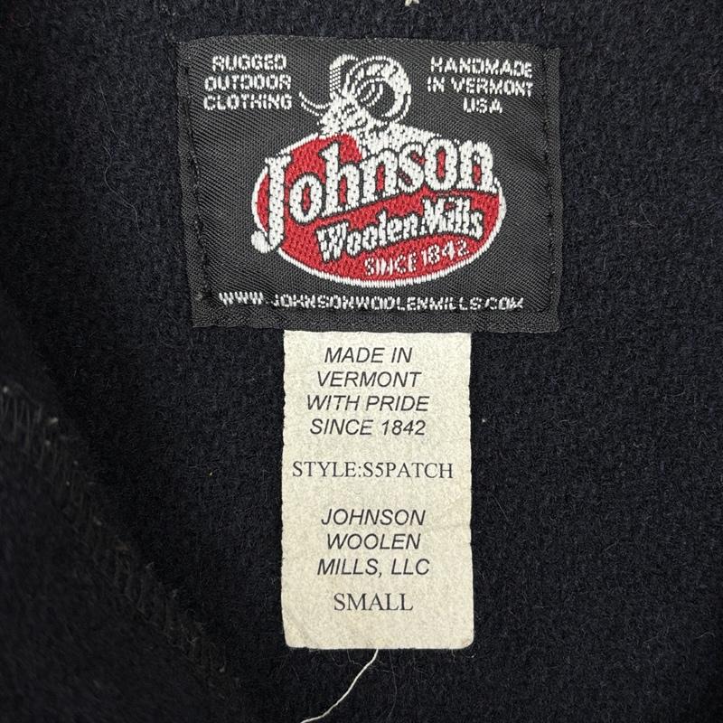 ジョンソン JOHNSON シャツ、ブラウス 長袖 USA製 チェック切替し ウール CPO シャツ S5PATCH S 紺 / ネイビー / navy メンズ USED 古着 中古 50150431