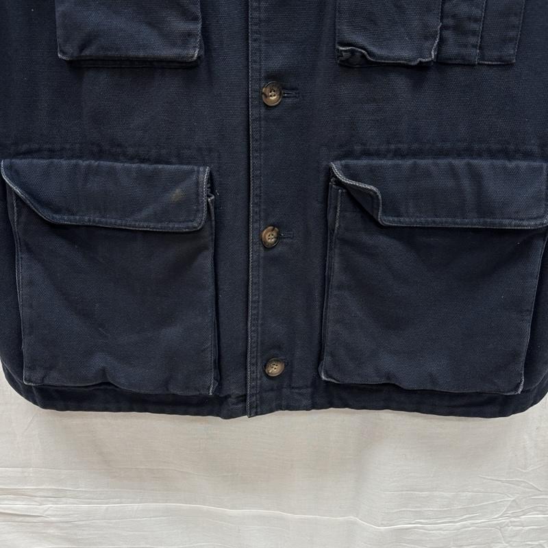 古着 USED ベスト ベスト DULUTH TRADING ダック生地 ワーク ベスト L 紺 / ネイビー / navy メンズ USED 古着 中古 50150433