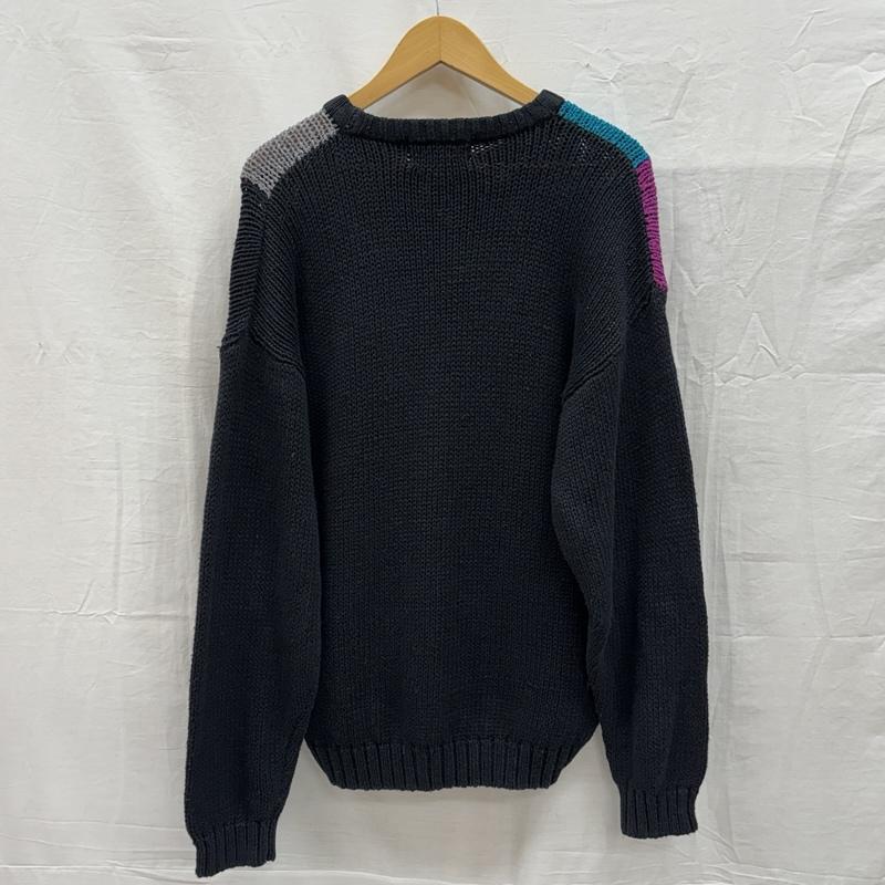 古着 USED ニット、セーター 長袖 CONCRETE 90年代 ビンテージ 香港製 幾何学模様 クルーネック ニット セーター 90s VINTAGE L メンズ USED 古着 中古 50150436