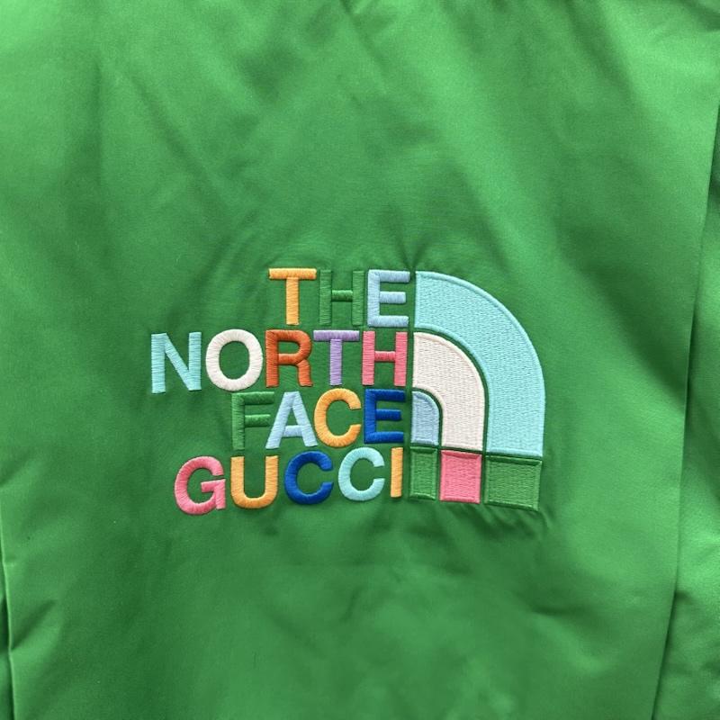 グッチ GUCCI ジャケット、上着 ジャンパー、ブルゾン HE NORTH FACE アノラック ナイロンジャケット 672461 ZAH9C M 緑 / グリーン / green メンズ USED 古着 中古 50150437
