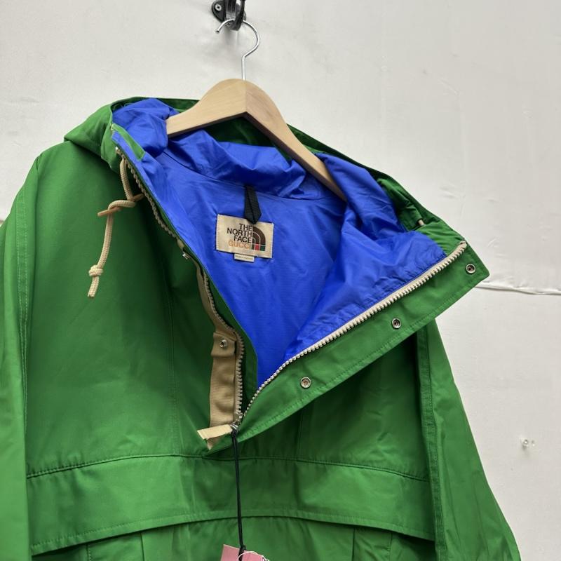 グッチ GUCCI ジャケット、上着 ジャンパー、ブルゾン HE NORTH FACE アノラック ナイロンジャケット 672461 ZAH9C M 緑 / グリーン / green メンズ USED 古着 中古 50150437