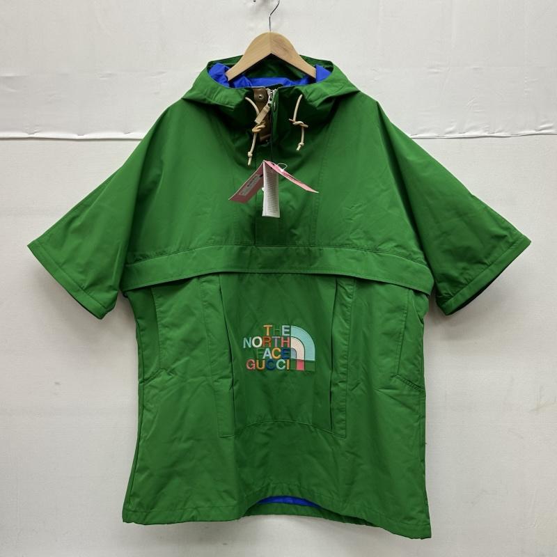 グッチ GUCCI ジャケット、上着 ジャンパー、ブルゾン HE NORTH FACE アノラック ナイロンジャケット 672461 ZAH9C M 緑 / グリーン / green メンズ USED 古着 中古 50150437