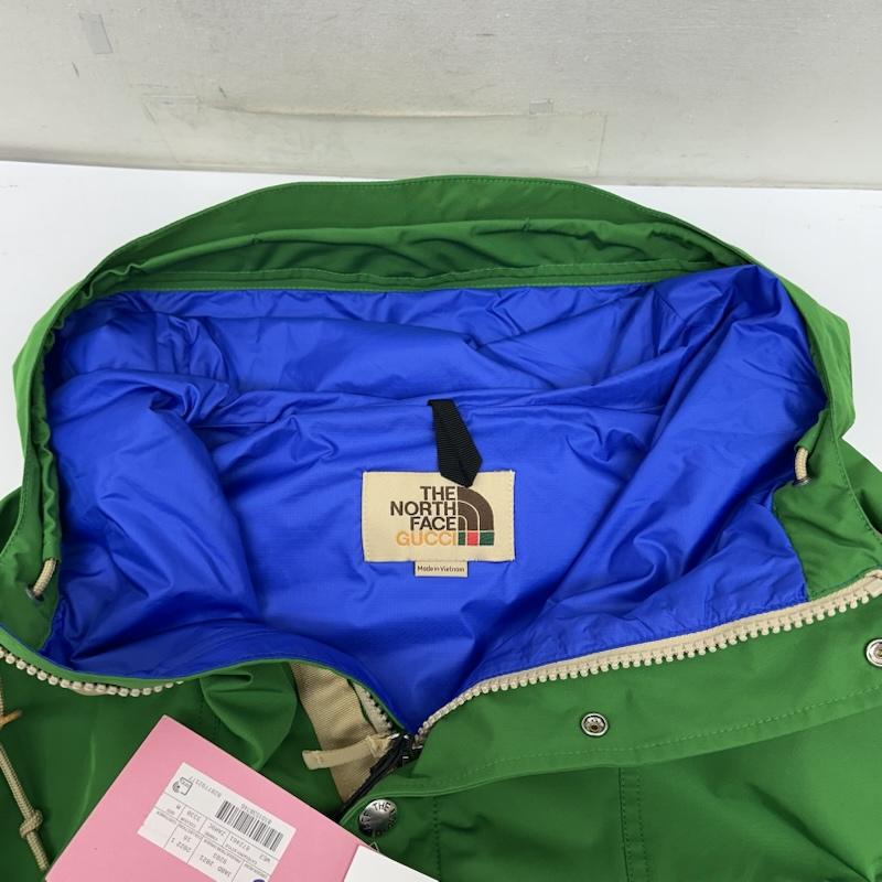 グッチ GUCCI ジャケット、上着 ジャンパー、ブルゾン HE NORTH FACE アノラック ナイロンジャケット 672461 ZAH9C M 緑 / グリーン / green メンズ USED 古着 中古 50150437