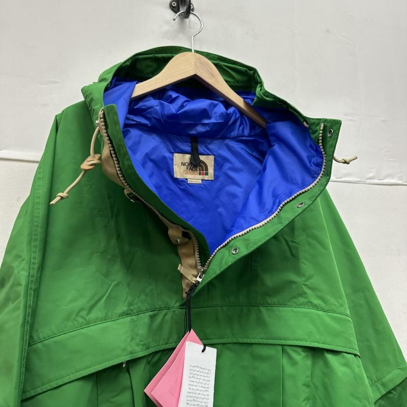 グッチ GUCCI ジャケット、上着 ジャンパー、ブルゾン HE NORTH FACE アノラック ナイロンジャケット 672461 ZAH9C L 緑 / グリーン / green メンズ USED 古着 中古 50150439