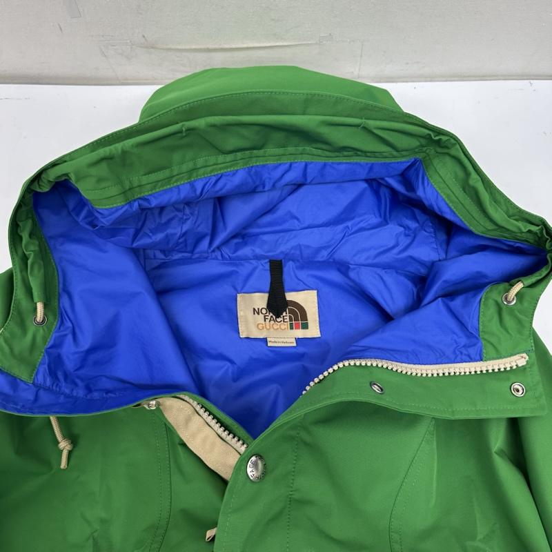 グッチ GUCCI ジャケット、上着 ジャンパー、ブルゾン HE NORTH FACE アノラック ナイロンジャケット 672461 ZAH9C L 緑 / グリーン / green メンズ USED 古着 中古 50150439