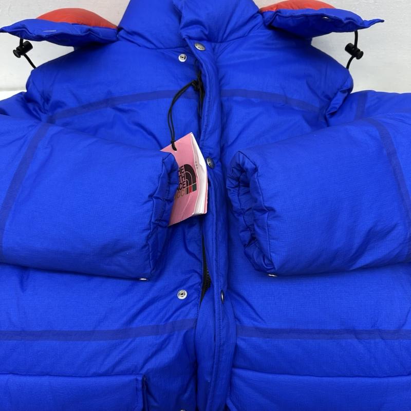 グッチ GUCCI ジャケット、上着 ダウンジャケット 21AW THE NORTH FACE 663753 XAACW ダブル ロゴ プリント ダウン ジャケット S 青 / ブルー / blue メンズ USED 古着 中古 50150442