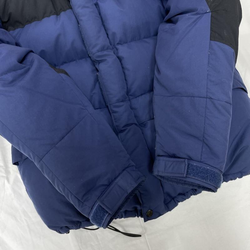 ザノースフェイス THE NORTH FACE ジャケット、上着 ジャンパー、ブルゾン ダウン ジャケット 2トーン ロゴ 刺繍 XL ロゴ、文字 X 刺繍 紺 / ネイビー / navy X 黒 / ブラック / black メンズ USED 古着 中古 50150443