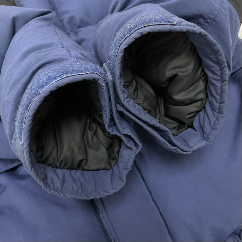ザノースフェイス THE NORTH FACE ジャケット、上着 ジャンパー、ブルゾン ダウン ジャケット 2トーン ロゴ 刺繍 XL ロゴ、文字 X 刺繍 紺 / ネイビー / navy X 黒 / ブラック / black メンズ USED 古着 中古 50150443