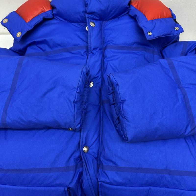 グッチ GUCCI ジャケット、上着 ダウンジャケット 21AW THE NORTH FACE 663753 XAACW ダブル ロゴ プリント ダウン ジャケット M 青 / ブルー / blue メンズ USED 古着 中古 50150444