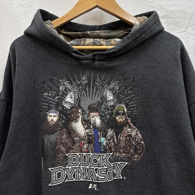 古着 USED パーカー 長袖 DUCK DYNASTY ダックダイナスティ ビッグサイズ プルオーバー フーディ パーカー XXL メンズ USED 古着 中古 50150449