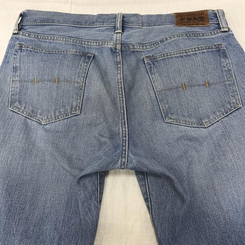 ポロラルフローレン POLO RALPH LAUREN パンツ デニム、ジーンズ classic fit 867 デニムジーンズ ライトブルー 35(175/88A) 34インチ 無地 水色 / ライトブルー / メンズ USED 古着 中古 50150457