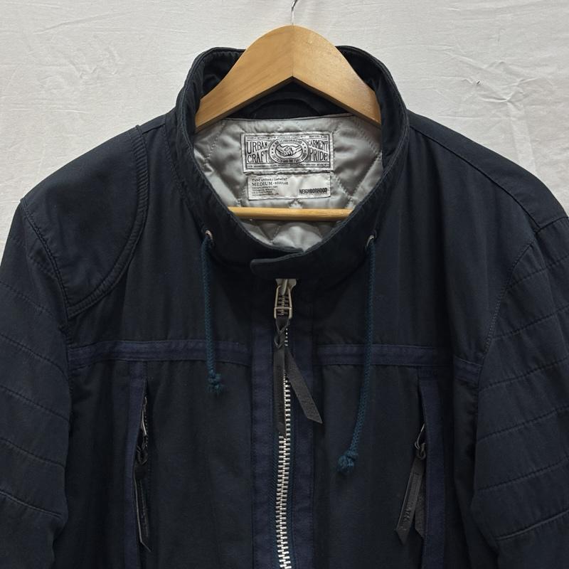 ネイバーフッド NEIGHBORHOOD ジャケット、上着 ジャンパー、ブルゾン THUNDERSTRUCK LONG/C-JKT サンダーストラック ショート ジャケット GWNH-K-M02 M 紺 / ネイビー / navy メンズ USED 古着 中古 50150458