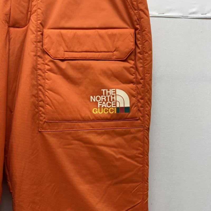 グッチ GUCCI パンツ ワークパンツ、ペインターパンツ 21AW THE NORTH FACE ナイロン 中綿 カーゴ パンツ 663764 XAAC6 M 橙 / オレンジ / orange メンズ USED 古着 中古 50150460