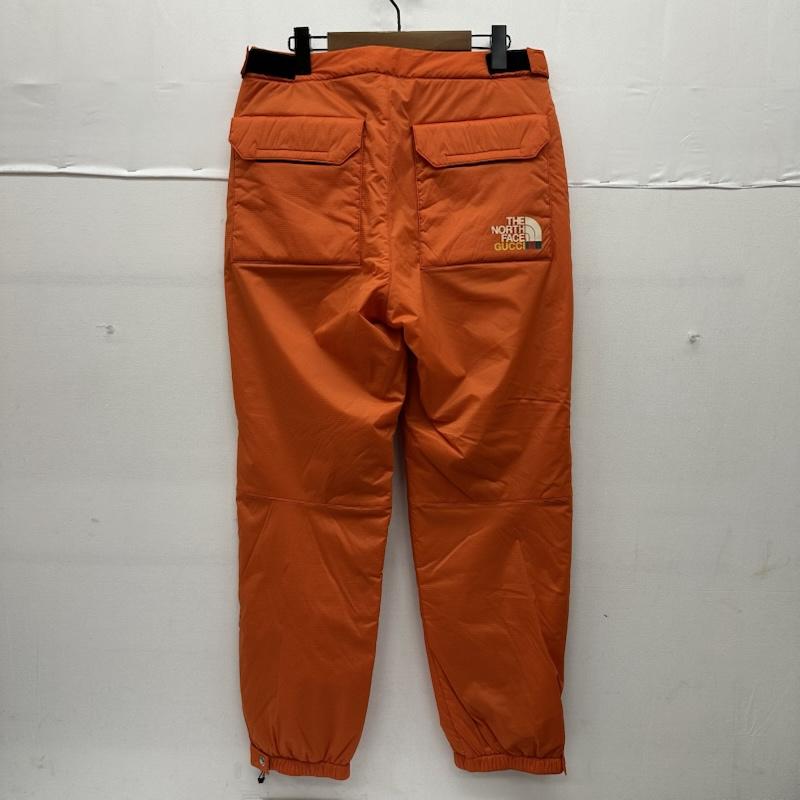 グッチ GUCCI パンツ ワークパンツ、ペインターパンツ 21AW THE NORTH FACE ナイロン 中綿 カーゴ パンツ 663764 XAAC6 M 橙 / オレンジ / orange メンズ USED 古着 中古 50150460