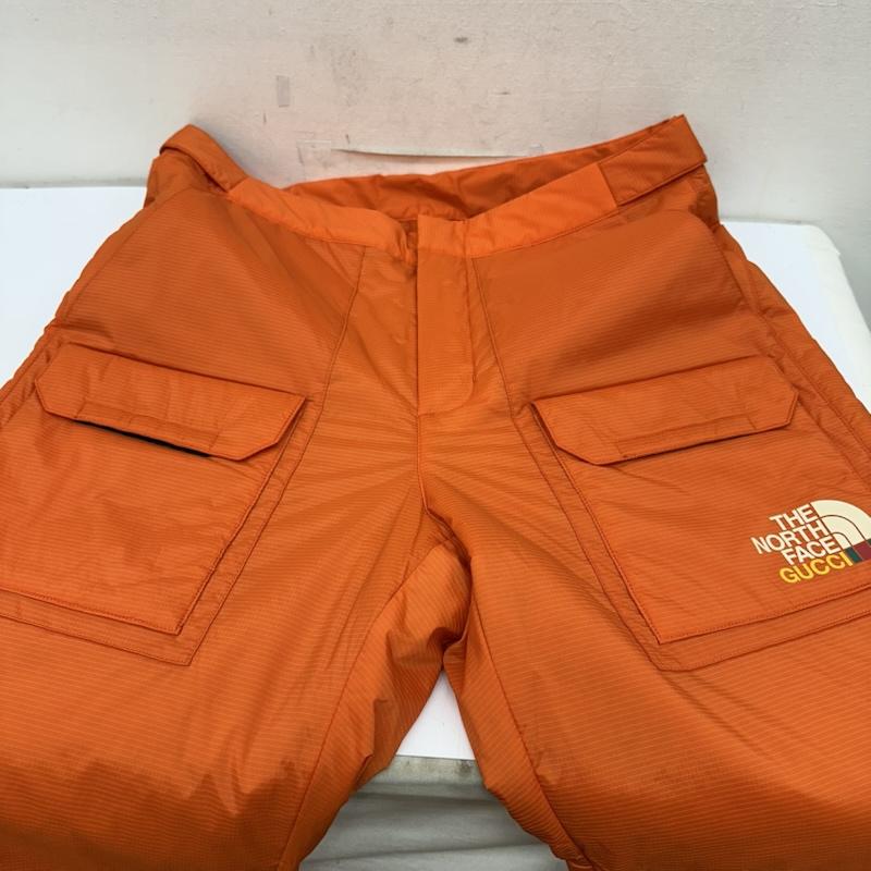 グッチ GUCCI パンツ ワークパンツ、ペインターパンツ 21AW THE NORTH FACE ナイロン 中綿 カーゴ パンツ 663764 XAAC6 M 橙 / オレンジ / orange メンズ USED 古着 中古 50150460