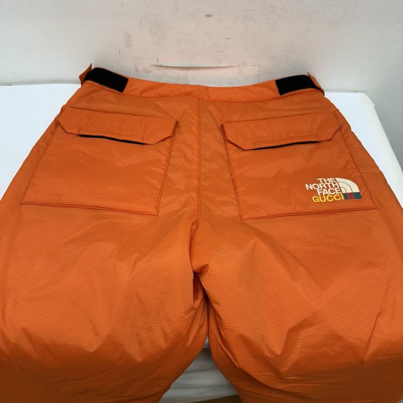 グッチ GUCCI パンツ ワークパンツ、ペインターパンツ 21AW THE NORTH FACE ナイロン 中綿 カーゴ パンツ 663764 XAAC6 M 橙 / オレンジ / orange メンズ USED 古着 中古 50150460