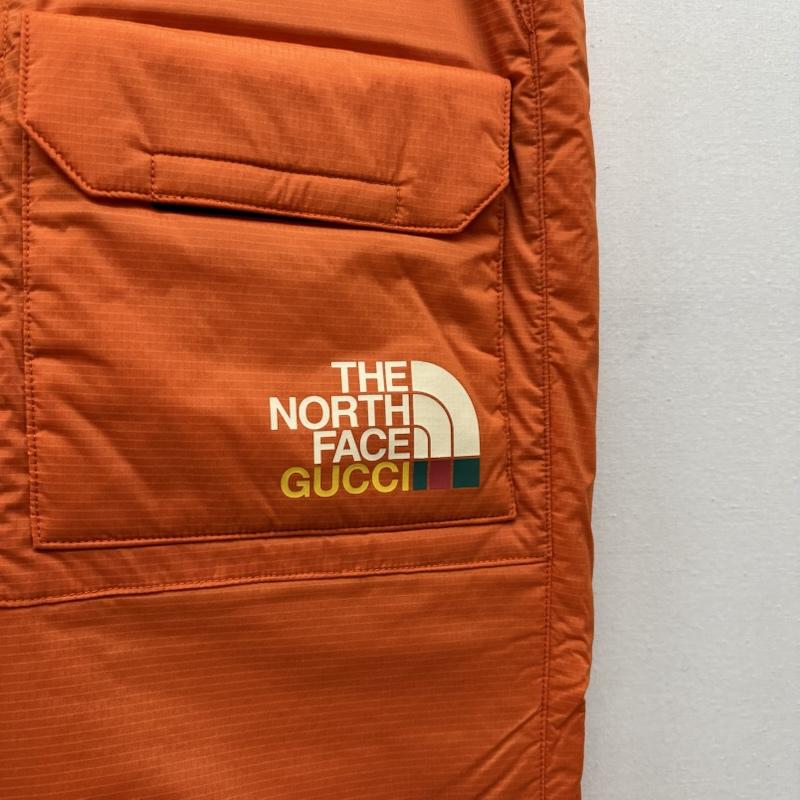グッチ GUCCI パンツ ワークパンツ、ペインターパンツ 21AW THE NORTH FACE ナイロン 中綿 カーゴ パンツ 663764 XAAC6 S 橙 / オレンジ / orange メンズ USED 古着 中古 50150462