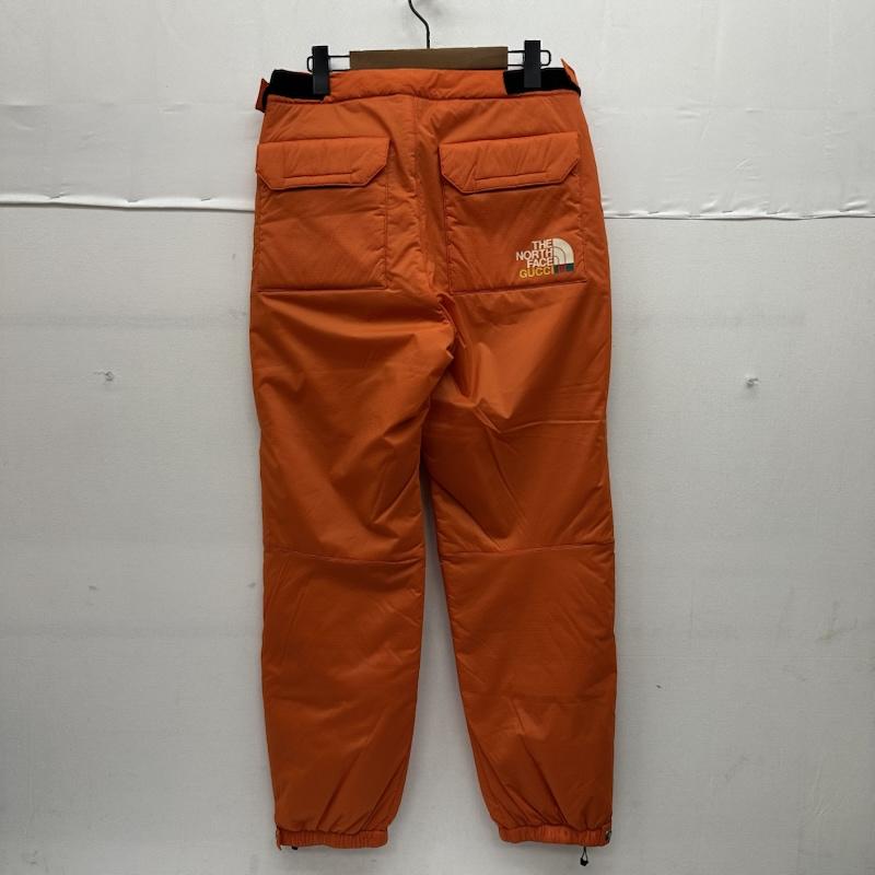 グッチ GUCCI パンツ ワークパンツ、ペインターパンツ 21AW THE NORTH FACE ナイロン 中綿 カーゴ パンツ 663764 XAAC6 S 橙 / オレンジ / orange メンズ USED 古着 中古 50150462