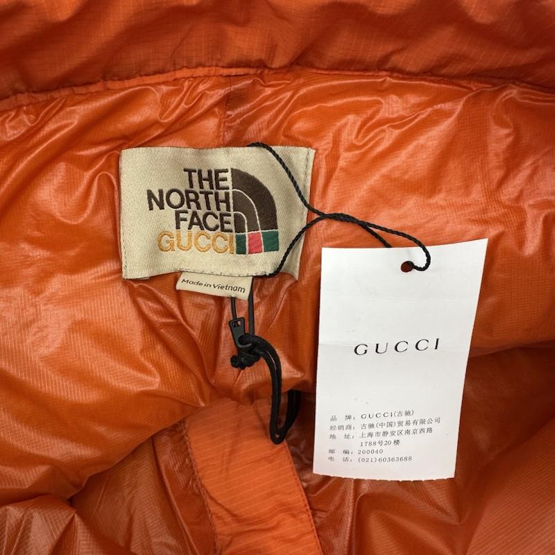 グッチ GUCCI パンツ ワークパンツ、ペインターパンツ 21AW THE NORTH FACE ナイロン 中綿 カーゴ パンツ 663764 XAAC6 S 橙 / オレンジ / orange メンズ USED 古着 中古 50150462
