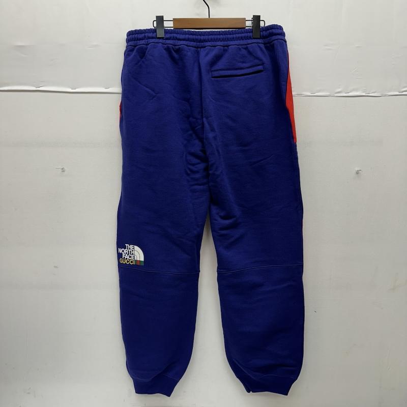 グッチ GUCCI パンツ ワークパンツ、ペインターパンツ 21AW THE NORTH FACE ナイロン 切り替え スウェット パンツ 671463 XJDRN XL 赤 / レッド / red X 紺 / ネイビー / navy メンズ USED 古着 中古 50150464