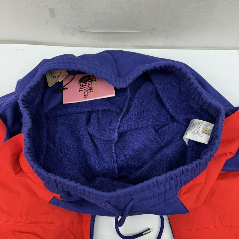 グッチ GUCCI パンツ ワークパンツ、ペインターパンツ 21AW THE NORTH FACE ナイロン 切り替え スウェット パンツ 671463 XJDRN XL 赤 / レッド / red X 紺 / ネイビー / navy メンズ USED 古着 中古 50150464