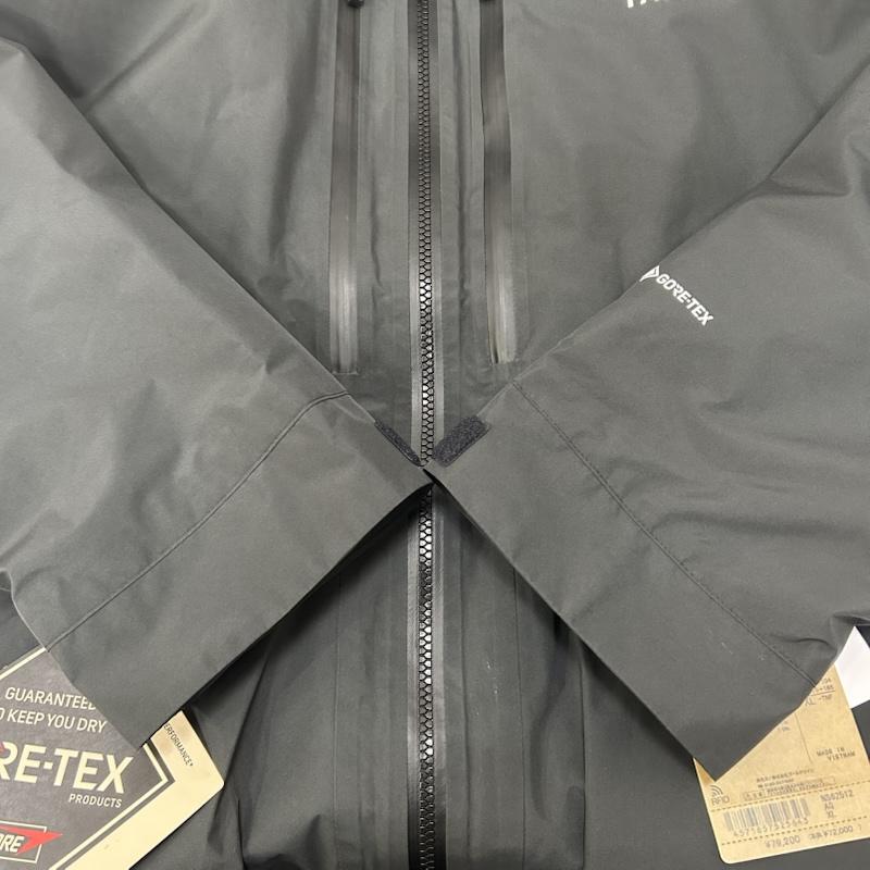 ザノースフェイス THE NORTH FACE ジャケット、上着 ジャンパー、ブルゾン NS62512 レイバックライドジャケット GORE-TEX black XL XL ロゴ、文字 黒 / ブラック / black メンズ USED 古着 中古 50150467
