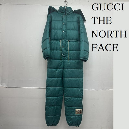 グッチ GUCCI ワンピース・ドレス・オールインワン ワンピース・ドレス・オールインワン THE NORTH FACE 657078 ZHA58 ナイロン ジャンプスーツ つなぎ オールインワン M 緑 / グリーン / green メンズ USED 古着 中古 50150468