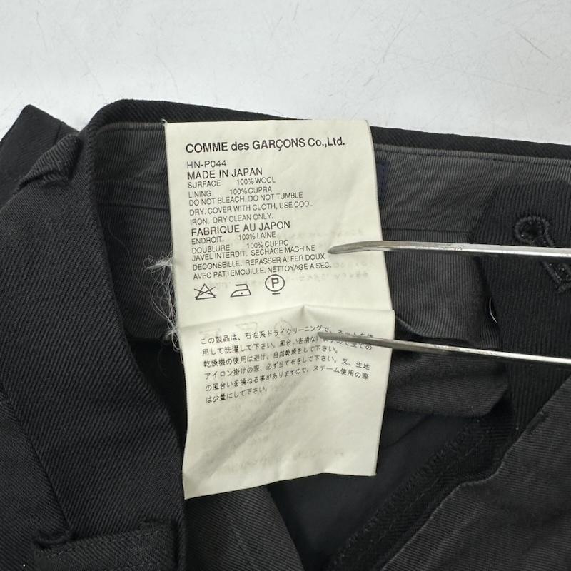 コムデギャルソンオム COMME des GARCONS HOMME パンツ スラックス 04AW ウール スラックス パンツ HN-P044 M 黒 / ブラック / black メンズ USED 古着 中古 50150469
