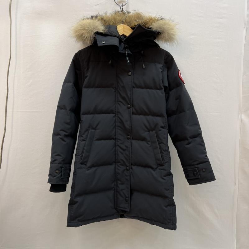 カナダグース CANADA GOOSE ジャケット、上着 ダウンジャケット 3802LA シェルバーンパーカ ダウンジャケット XS 紺 / ネイビー / navy レディース USED 古着 中古 50150484