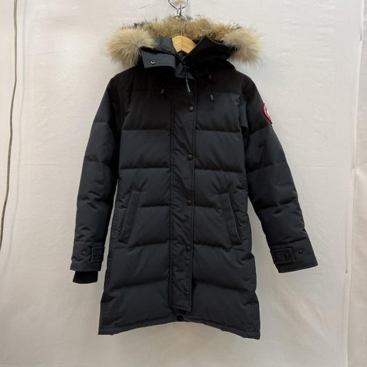 カナダグース CANADA GOOSE ジャケット、上着 ダウンジャケット 3802LA シェルバーンパーカ ダウンジャケット XS 紺 / ネイビー / navy レディース USED 古着 中古 50150484