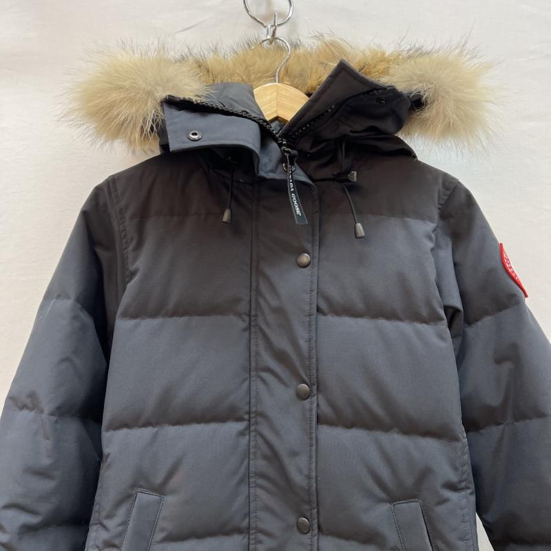 カナダグース CANADA GOOSE ジャケット、上着 ダウンジャケット 3802LA シェルバーンパーカ ダウンジャケット XS 紺 / ネイビー / navy レディース USED 古着 中古 50150484