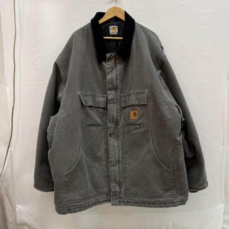 カーハート Carhartt ジャケット、上着 ジャンパー、ブルゾン C26 トラディショナルコート ダック ワークジャケット 4XL - 灰 / グレー / gray メンズ USED 古着 中古 50150494