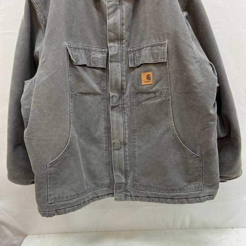 カーハート Carhartt ジャケット、上着 ジャンパー、ブルゾン C26 トラディショナルコート ダック ワークジャケット 4XL - 灰 / グレー / gray メンズ USED 古着 中古 50150494