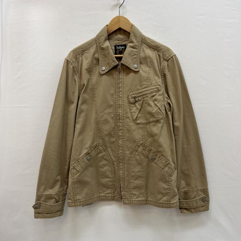 ショット schott ジャケット、上着 ジャンパー、ブルゾン コットン ワークジャケット L ベージュ / ベージュ / beige メンズ USED 古着 中古 50150497