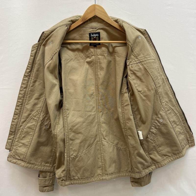 ショット schott ジャケット、上着 ジャンパー、ブルゾン コットン ワークジャケット L ベージュ / ベージュ / beige メンズ USED 古着 中古 50150497