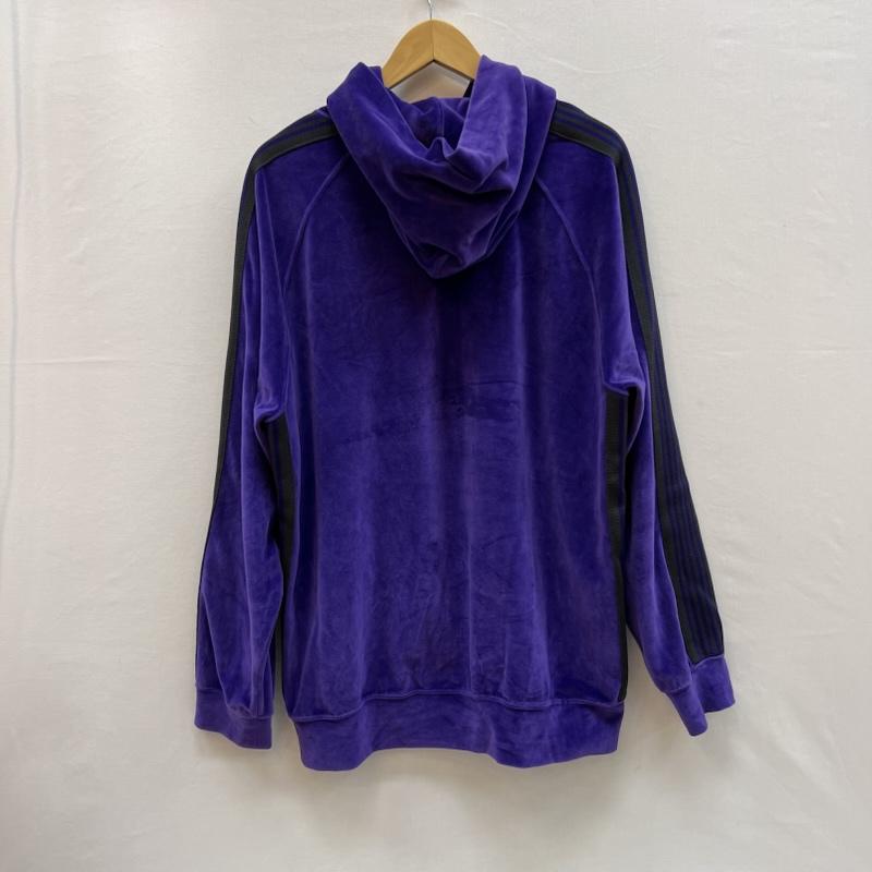 ニードルス Needles パーカー 長袖 NS252 ベロア トラック フーディー パーカー L 紫 / パープル / purple メンズ USED 古着 中古 50150508
