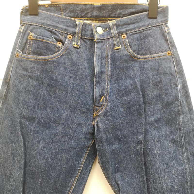 リーバイス Levi s パンツ デニム、ジーンズ 60s 502-0117 ボタン裏 4 シングルステッチ ビッグ E 不均等V 紙パッチ デニムパンツ 28インチ インディゴ / インディゴ / Indigo メンズ USED 古着 中古 50150513