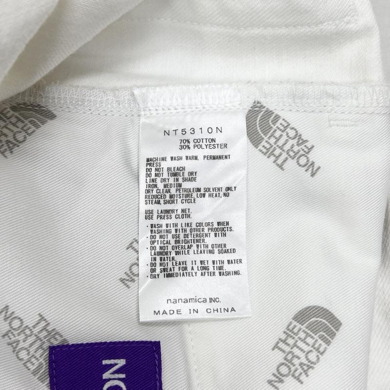 ザ ノースフェイス パープルレーベル THE NORTH FACE PURPLE LABEL パンツ デニム、ジーンズ NT5310N ストレートデニムパンツ white 30 30 無地 白 / ホワイト / white メンズ USED 古着 中古 50150527