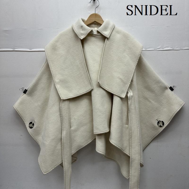 スナイデル SNIDEL ジャケット、上着 ポンチョ 21AW ポンチョ コート 新木優子 SWFC214047 one 白 / ホワイト / white レディース USED 古着 中古 50150540