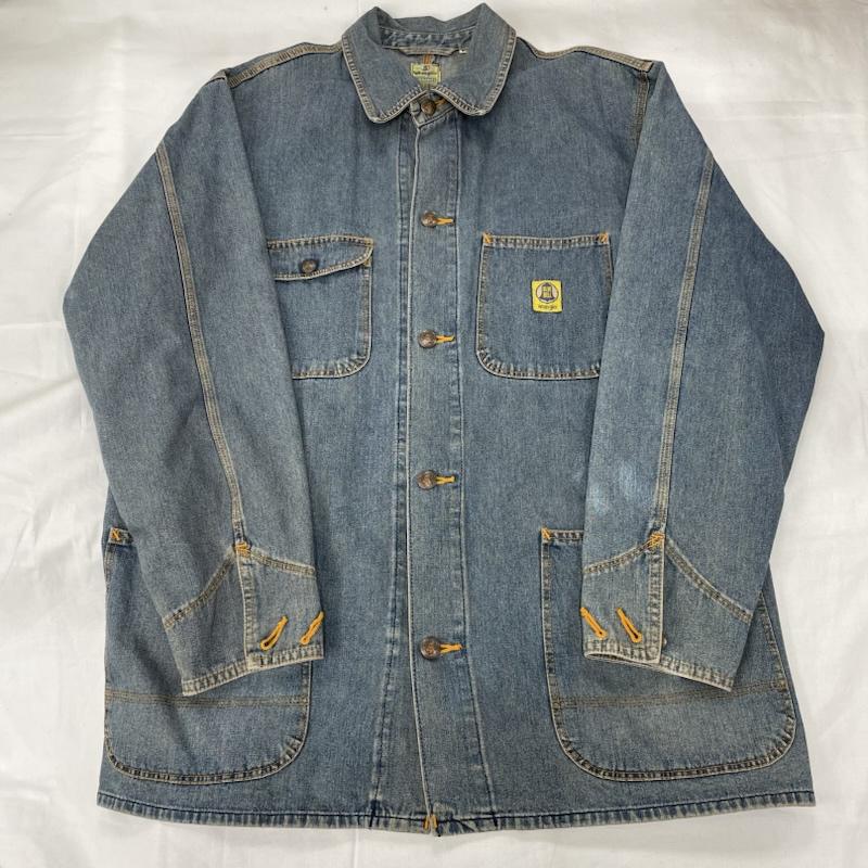 ラングラー Wrangler ジャケット、上着 ジャケット、ブレザー 90 s Biue Bell ブルーベル デニム カバーオール ヴィンテージ M メンズ USED 古着 中古 50150544