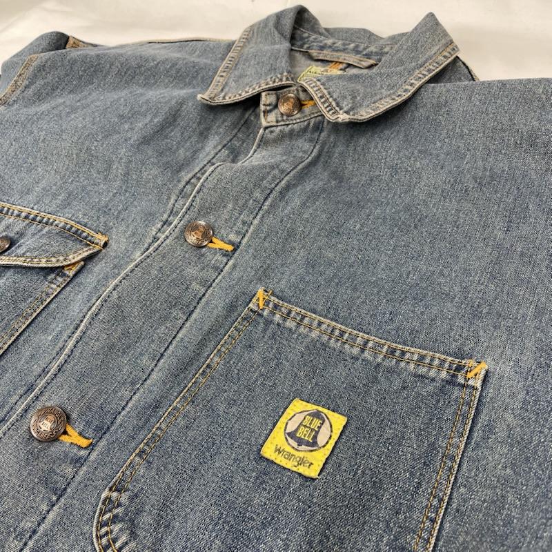 ラングラー Wrangler ジャケット、上着 ジャケット、ブレザー 90 s Biue Bell ブルーベル デニム カバーオール ヴィンテージ M メンズ USED 古着 中古 50150544