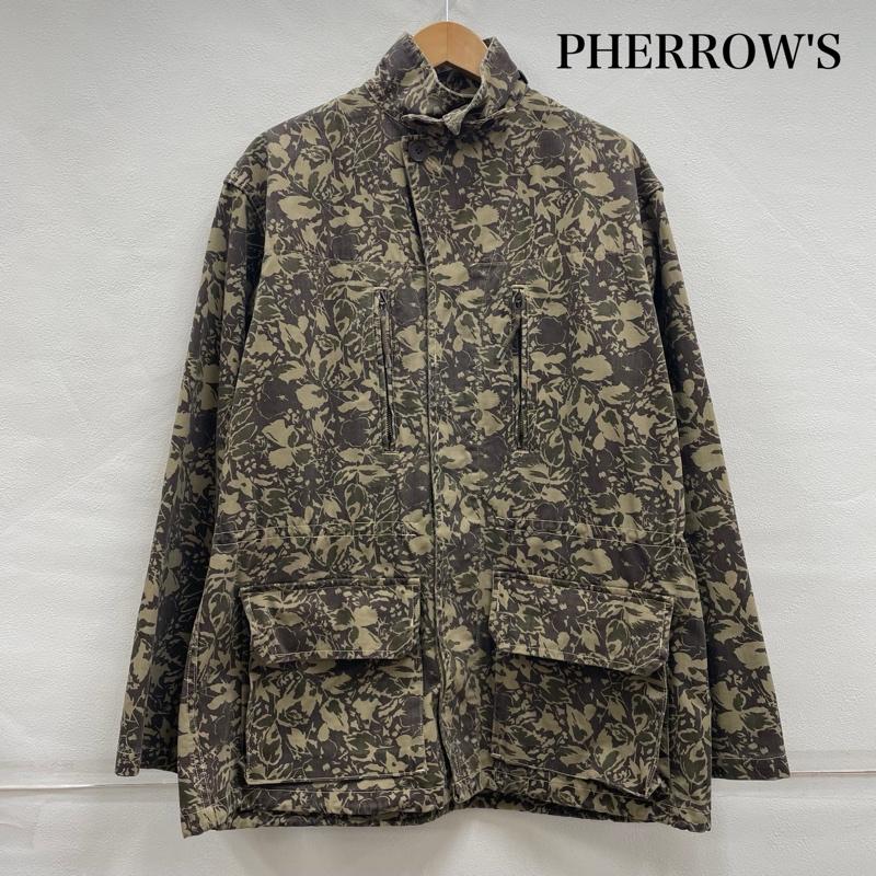 フェローズ Pherrow s ジャケット、上着 ジャンパー、ブルゾン 迷彩 カモフラ ジャケット 42 カモフラージュ柄・迷彩 カーキ / カーキ / khaki メンズ USED 古着 中古 50150547