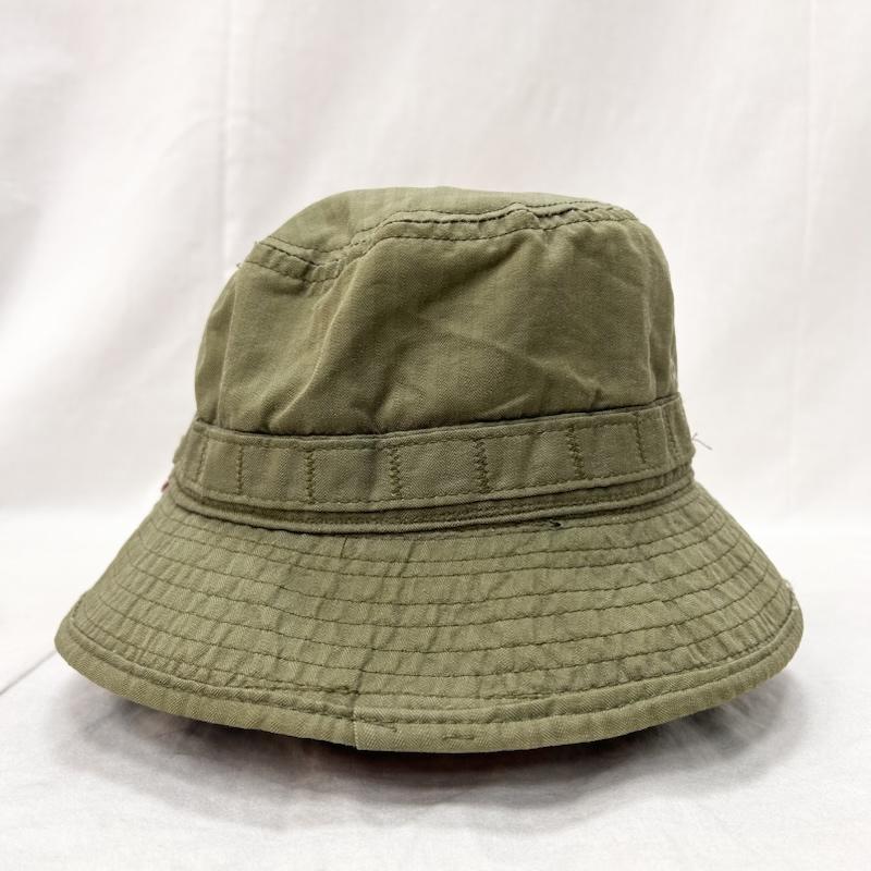 シュプリーム Supreme 帽子 ハット VIntage supreme サファリハット バケットハット オリーブグリーン - ワンポイント オリーブグリーン / オリーブグリーン / メンズ USED 古着 中古 50150587
