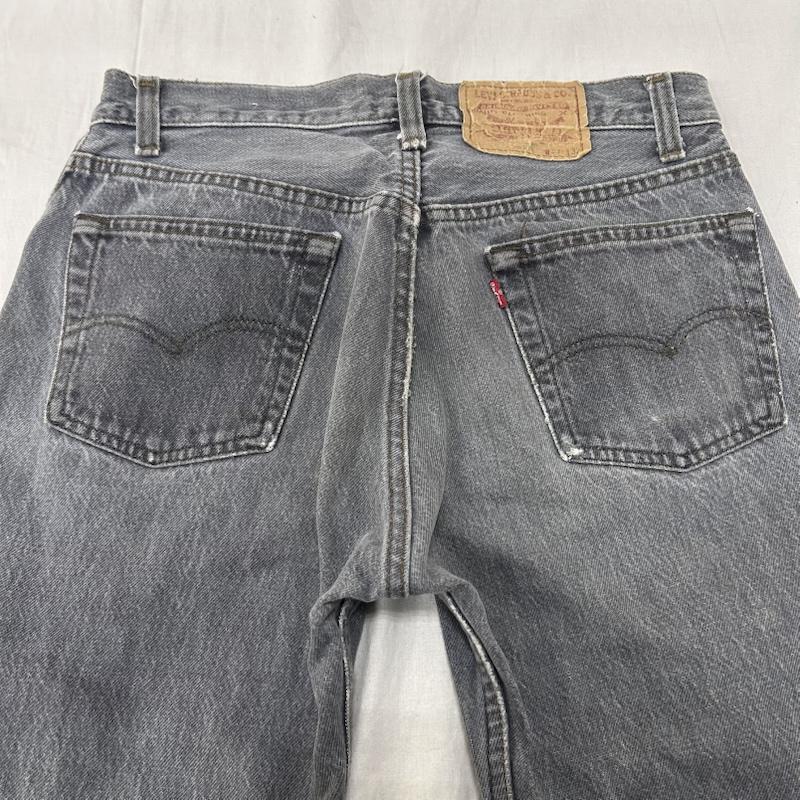 リーバイス Levi s パンツ デニム、ジーンズ USA製 80s 86年製 501 ボタン裏653 W29L32 グレー ボタンフライ - 灰 / グレー / gray メンズ USED 古着 中古 50150591
