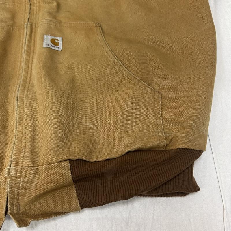 カーハート Carhartt ジャケット、上着 ジャンパー、ブルゾン USA製 アクティブジャケット ブラウン XLサイズ J131BRN XL 無地 X ワンポイント 茶 / ブラウン / brown メンズ USED 古着 中古 50150592