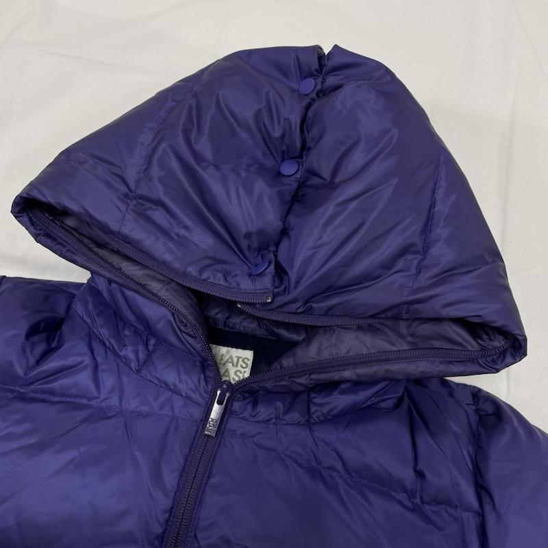 プリーツプリーズ PLEATS PLEASE ジャケット、上着 ダウンジャケット ISSEY MIYAKE イッセイミヤケ フーデッド ロング ダウン コート ジップアップ 3 無地 レディース USED 古着 中古 50150601