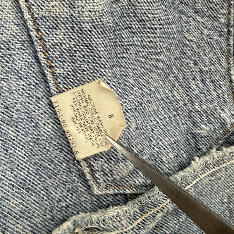 リーバイストラウスアンドコー Levi Strauss & co. ジャケット、上着 ジャケット、ブレザー 90s 70507 48890 715 デニム ジャケット Gジャン S 青 / ブルー / blue メンズ USED 古着 中古 50150609