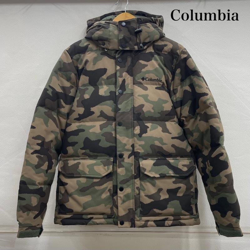 コロンビア Columbia ジャケット、上着 ダウンジャケット ロック フォール ダウン ジャケット カモフラ 迷彩 オムニヒート S カモフラージュ柄・迷彩 カーキ / カーキ / khaki メンズ USED 古着 中古 50150615