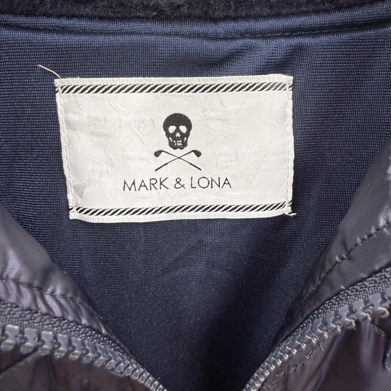 マークアンドロナ MARK&LONA ジャケット、上着 ジャンパー、ブルゾン ブルゾン 中綿 キルティングジャケット ドクロ ゴルフ MLW-18W-D06 34 青 / ブルー / blue X 白 / ホワイト / white レディース USED 古着 中古 50150621