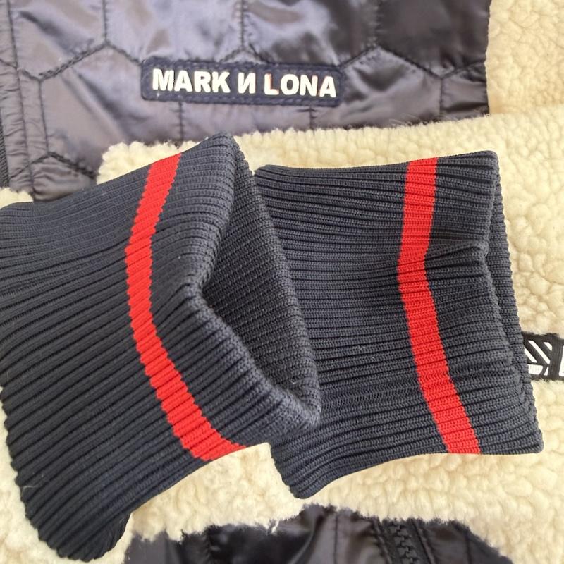マークアンドロナ MARK&LONA ジャケット、上着 ジャンパー、ブルゾン ブルゾン 中綿 キルティングジャケット ドクロ ゴルフ MLW-18W-D06 34 青 / ブルー / blue X 白 / ホワイト / white レディース USED 古着 中古 50150621